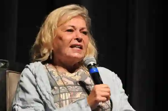 Roseanne Bar at a talk round in 2018