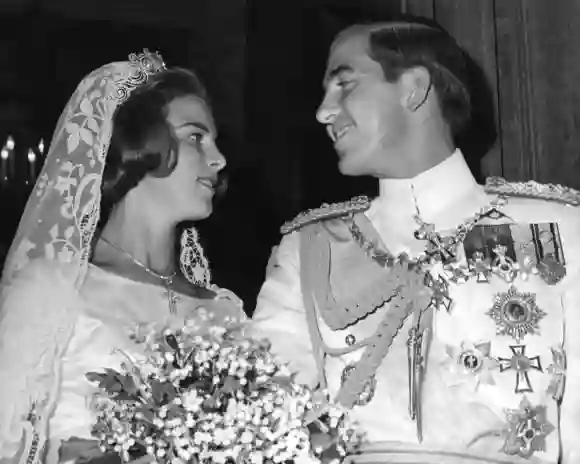 King Constantine II of Greece and Princess Anne-Marie of Denmark