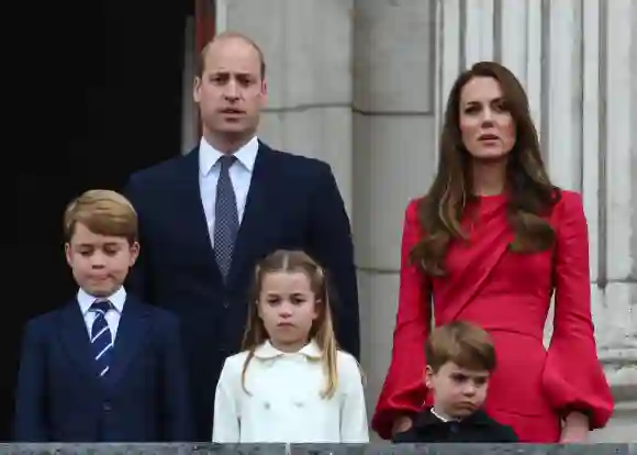 Prince George Prince William Princesse Charlotte Prince Louis et Princesse Kate Royaux