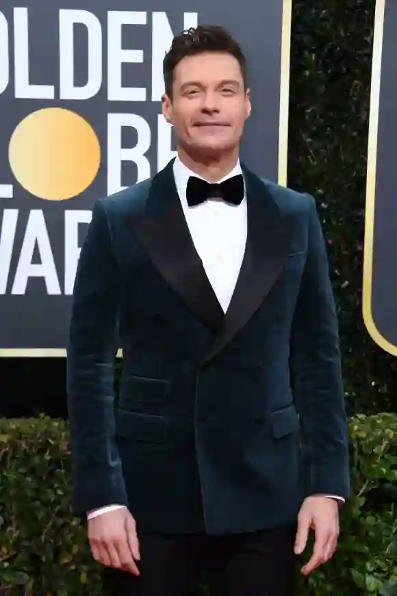 Ryan Seacrest arrives at the 77th Golden Globe Awards, January 5, 2020.