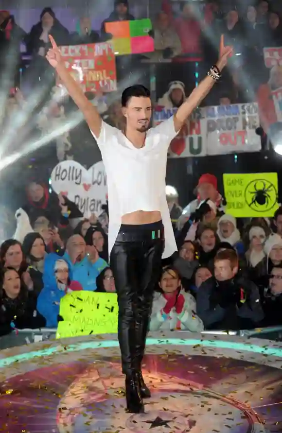 Rylan Clarke is crowned winner of Celebrity Big Brother at Elstree Studios on January 25, 2013.