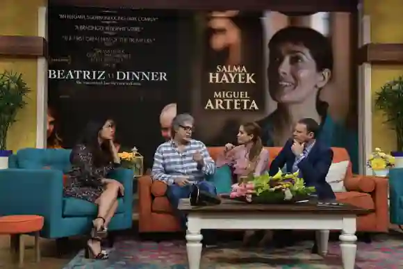 Salma Hayek promoting 'Beatriz at Dinner'