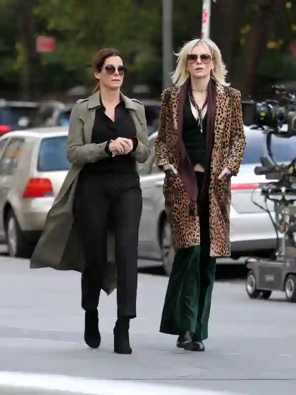Sandra Bullock and Cate Blanchett in 'Ocean's 8'
