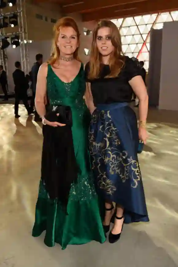 Sarah Ferguson y la princesa Beatriz en 2017