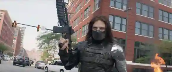 Sebastian Stan in 'Captain America: The Winter Soldier'