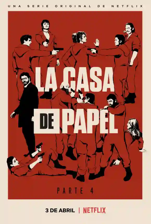 Poster of the series 'La casa de papel'