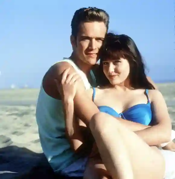 Luke Perry and Shannen Doherty in 'Beverly Hills, 90210'