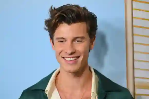 Shawn Mendes smiles for photographers at an event