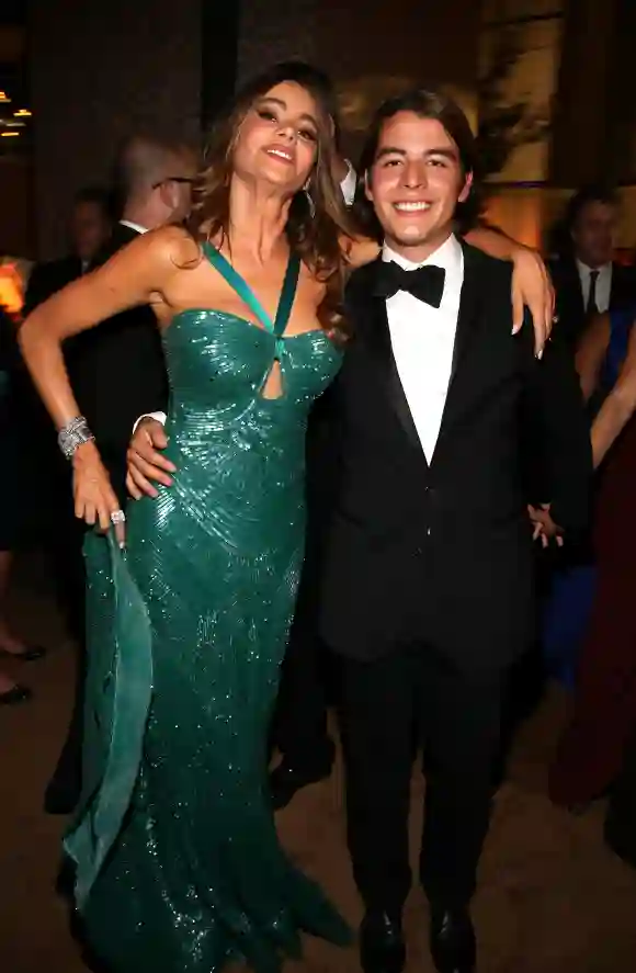 Sofía Vergara y su hijo Manolo González