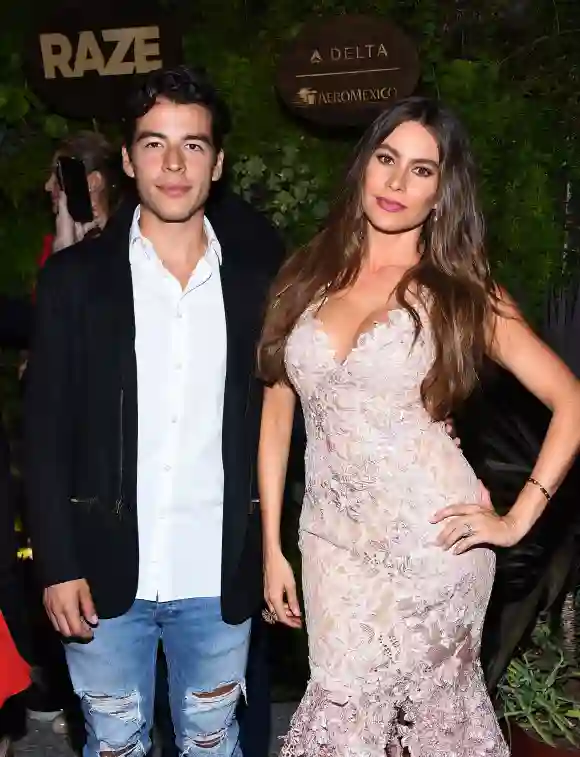 Sofia Vergara and her son Manolo Gonzalez