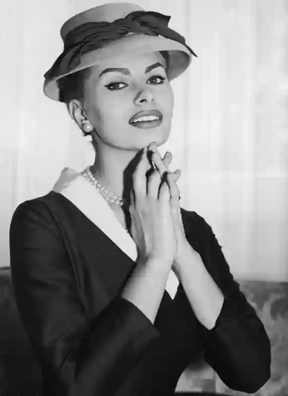 Sophia Loren a una edad temprana
