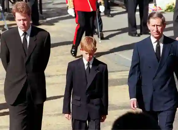 Charles Spencer, Prince Harry and Prince Charles