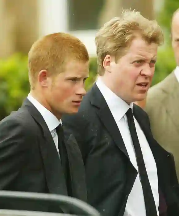 Prince Harry and Charles Spencer