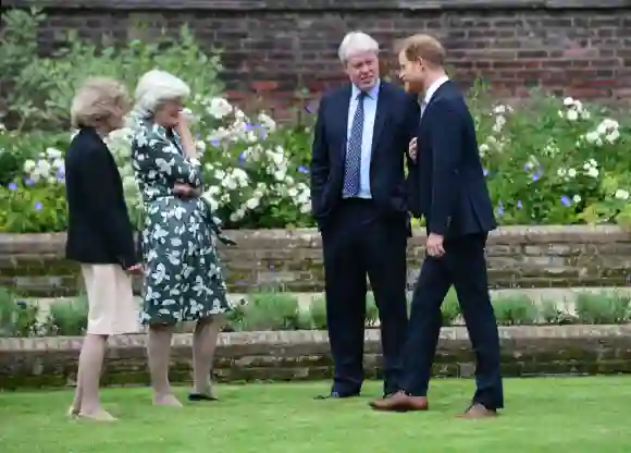 Lady Sarah McCorquodale, Lady Jane Fellowes, Charles Spencer, Prince Harry