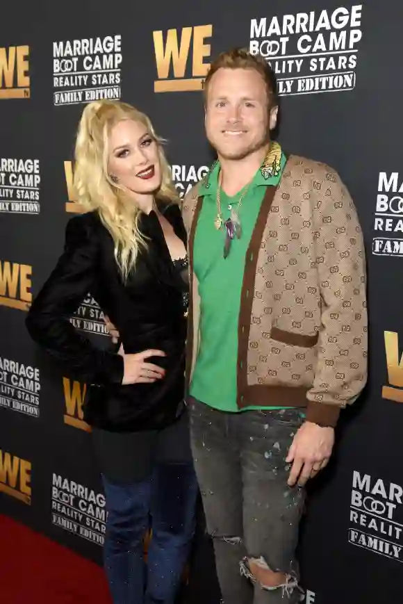 Heidi Montag and Spencer Pratt at the 'Marriage Boot Camp' premiere in 2019.