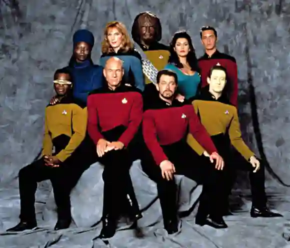 The cast of "Star Trek: The Next Generation"