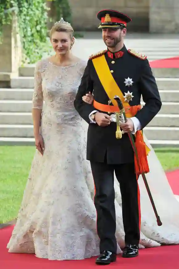 La Princesa Stéphanie de Luxemburgo y el Príncipe Guillaume de Luxemburgo