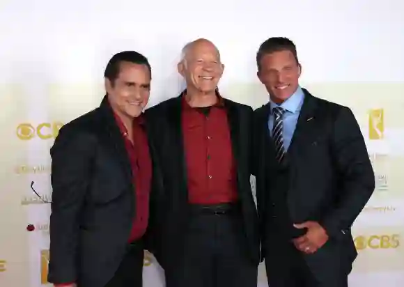 Maurice Benard, Max Gail, and Steve Burton attend the 48th Annual Daytime Emmy Awards, June 21, 2020.