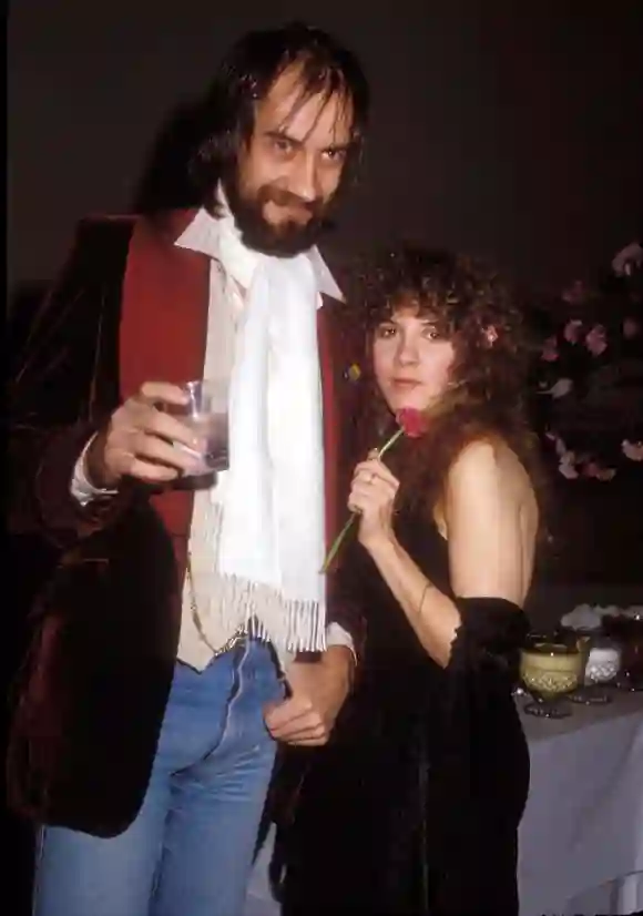 Stevie Nicks and Mick Fleetwood in 1980