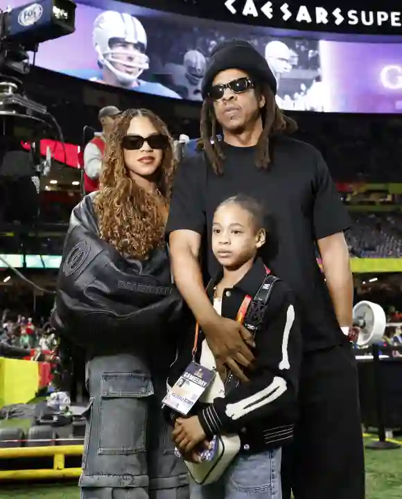 Blue Ivy and Jay-Z