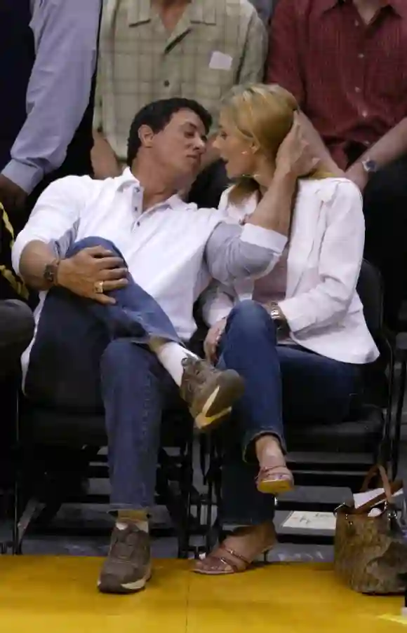 Celebs At Jazz v Lakers