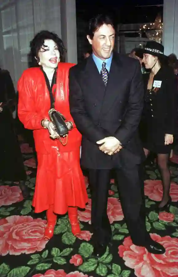 Sylvester Stallone y su madre Jackie Stallone
