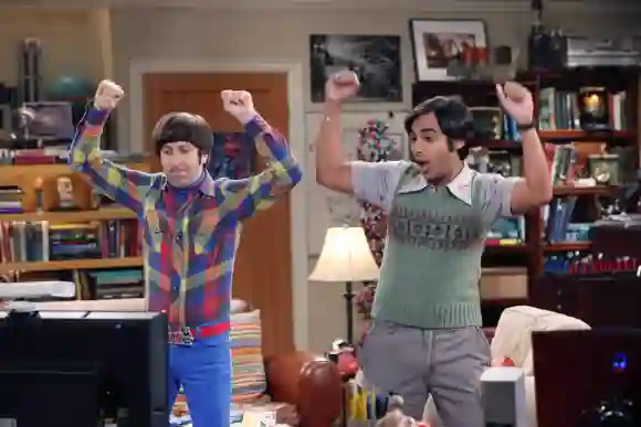 Simon Helberg et Kunal Nayyar dans l'épisode 7 de la saison 6 de "The Big Bang Theory".