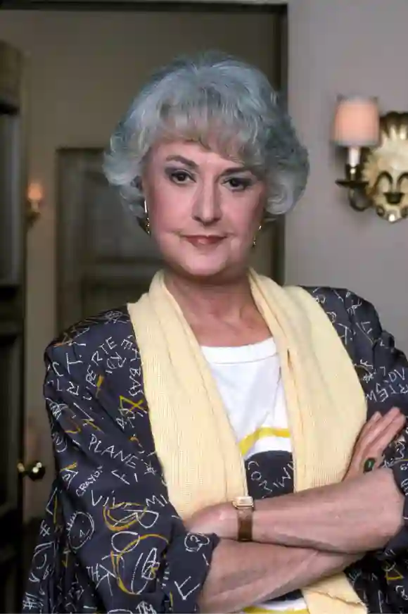 Bea Arthur as "Dorothy Zbornak" in 'The Golden Girls'.