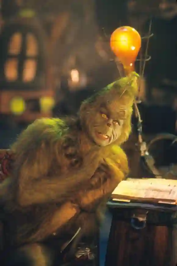 Jim Carrey as the "Grinch" in the 2000 movie How The Grinch Stole Christmas