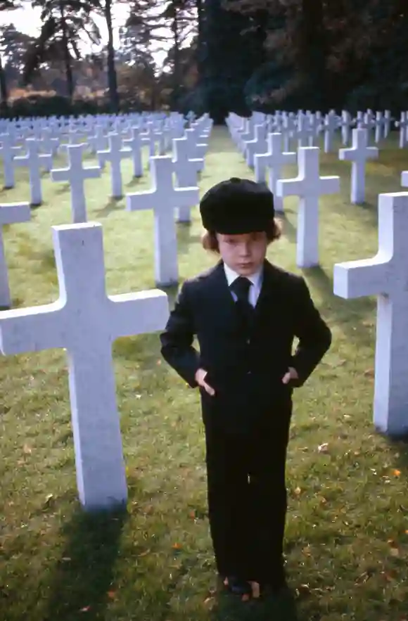 Harvey Stephens dans "The Omen" 1976.