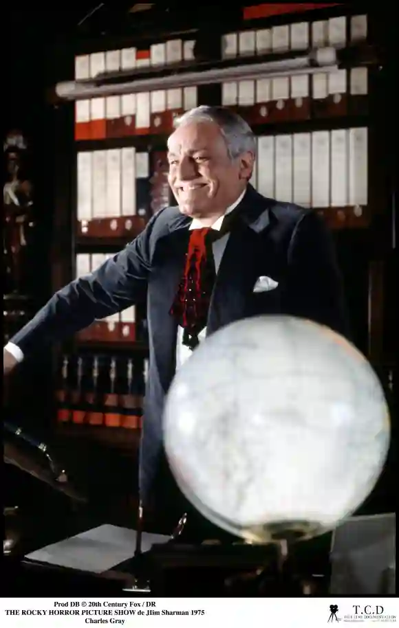 Charles Gray in 'The Rocky Horror Picture Show'.