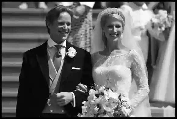 Thomas Kingston (†45) and Lady Gabriella Windsor at their wedding in 2019