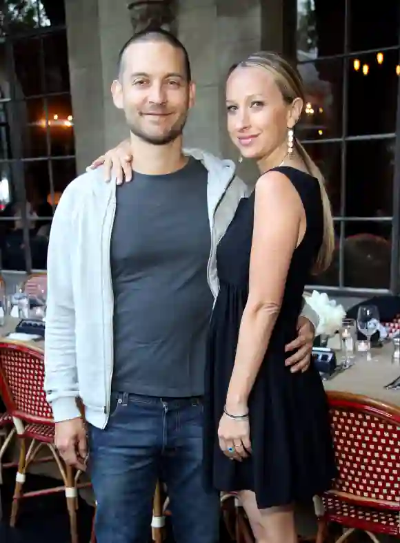 Tobey Maguire and Jewerly designer Jennifer Meyer on June 18, 2014