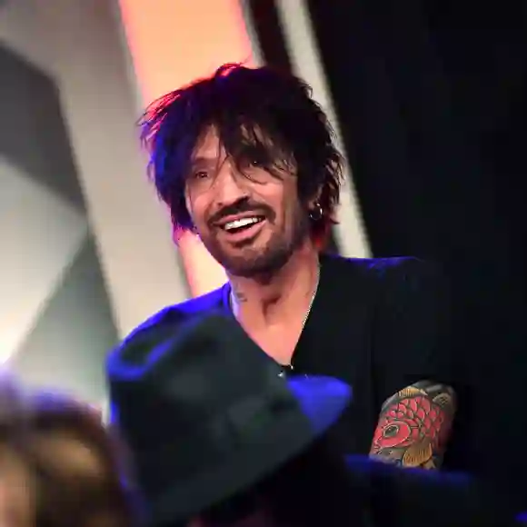 Tommy Lee speaks during the press conference for THE STADIUM TOUR DEF LEPPARD - MOTLEY CRUE - POISON on December 04, 2019