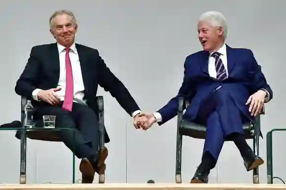 Tony Blair and Bill Clinton in 2018.