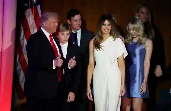 Donald Trump with his family