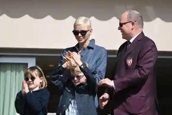 Prince Albert, Princess Charlene, Prince Jacques and Princess Gabriella