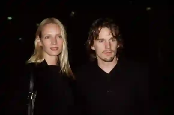 Uma Thurman and Ethan Hawke married couple