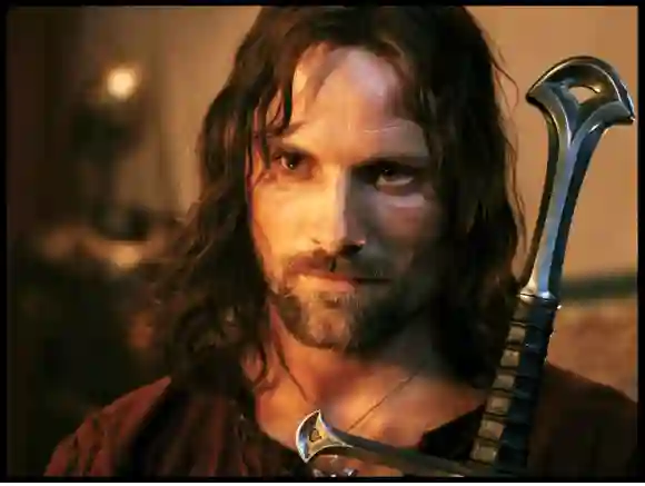 Viggo Mortensen como "Aragorn" en 'Las dos torres'.