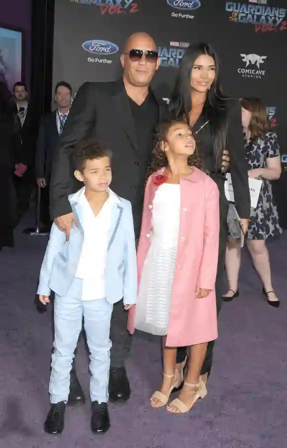 Vin Diesel, Paloma Jiménez y sus hijos