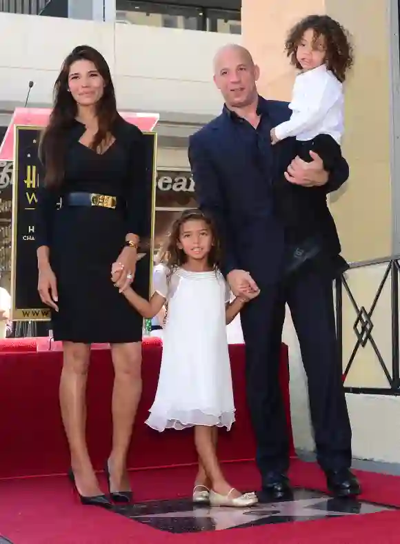 Paloma Jiménez, Vin Diesel y sus hijos