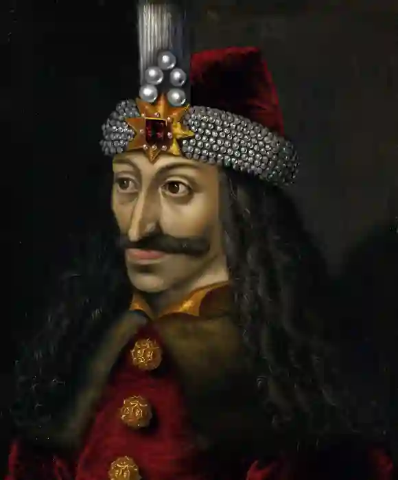 retrato de Vlad III c 1560 supuestamente copia de un original realizado en vida Vlad Príncipe