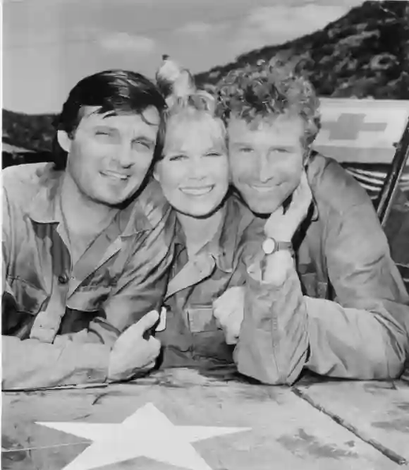 William Christopher, Loretta Swit, and Wayne Rogers