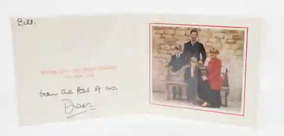 Christmas card from King Charles and Lady Diana