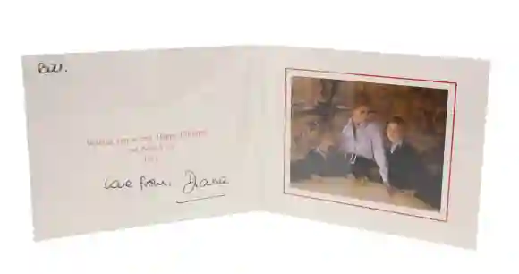 Christmas card from Lady Diana 1993