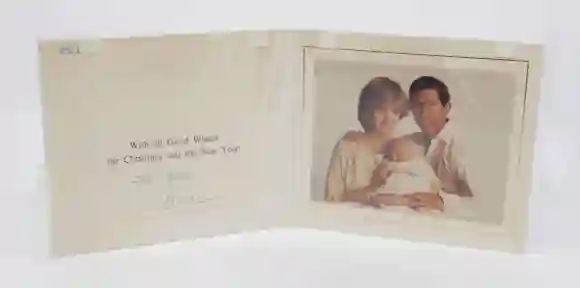 Christmas card from King Charles and Lady Diana