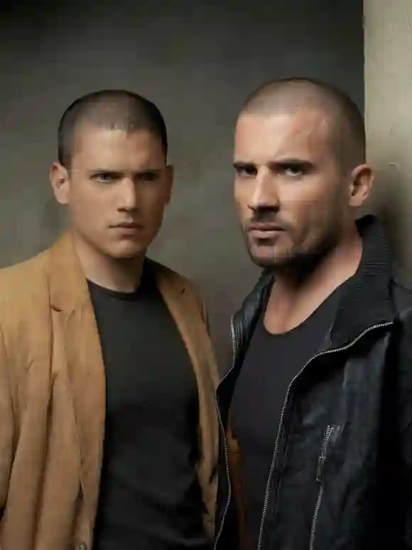 Wentworth Miller and Dominic Purcell in 'Prison Break'.