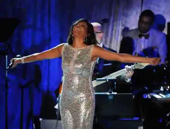 Whitney Houston at the 2011 Grammy Awards