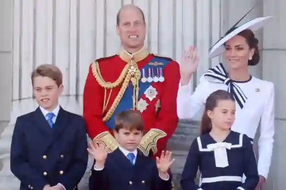 Prince George, Prince William, Prince Louis, Princess Kate and Princess Charlotte