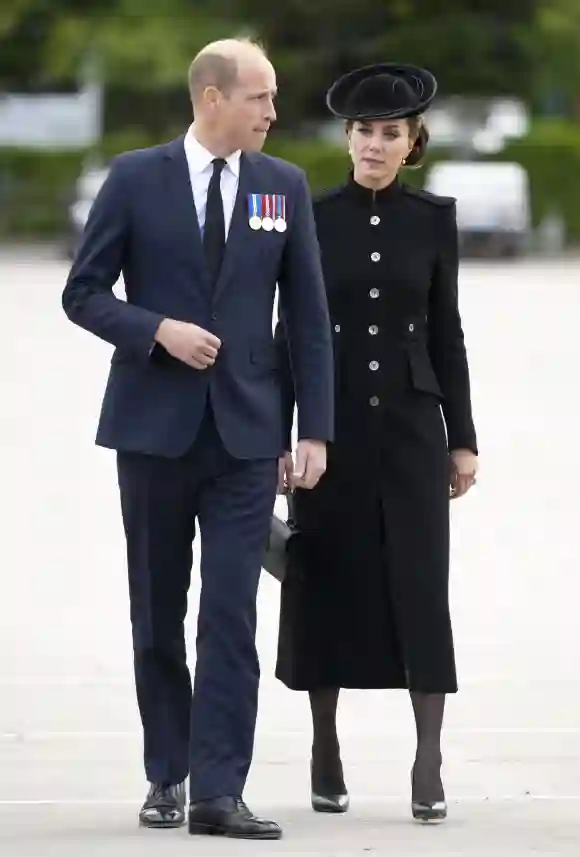 Prince William Duchesse Kate Reine Funérailles
